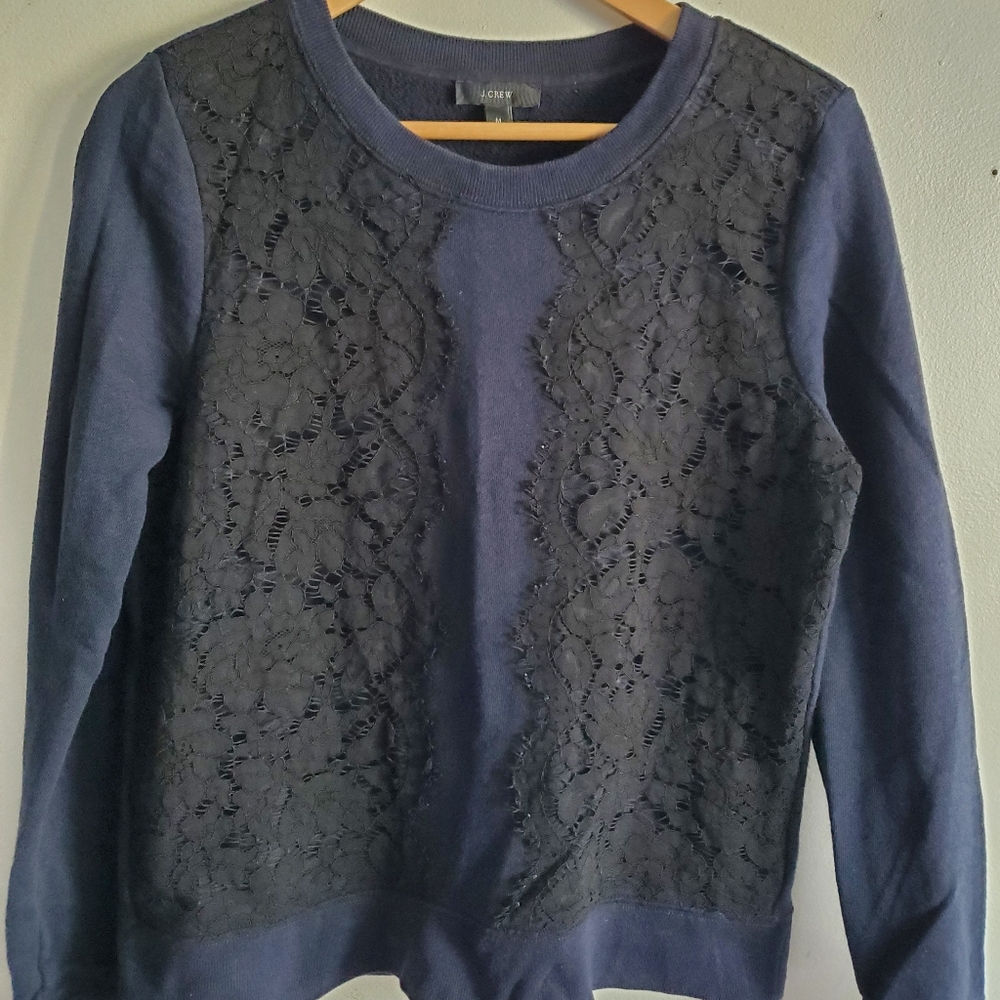 J- Crew women's pullover sweatshirt size Medium.